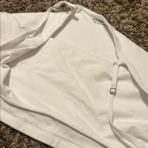 Abercrombie & Fitch Tank Cropped Cami White XL thumbnail 6