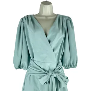 Amanda Uprichard Alida Waist Tie Mini Dress Waist Tie Sage Green Size S thumbnail 5