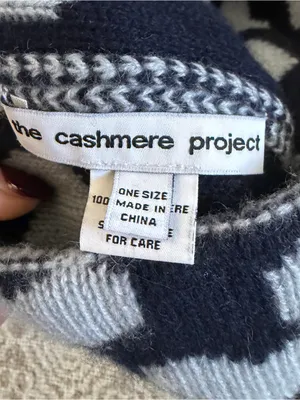 The Cashmere Project Heart Pattern Pom Pom Beanie thumbnail 3