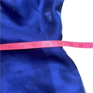 Endless Rose Shimmery Blue Backless Mini Dress Large thumbnail 5