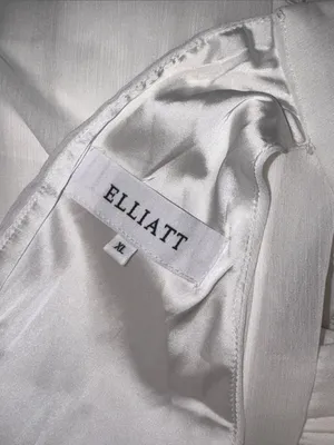 NEW ELLIATT Poppy Tiered Sleeveless white Gown sz XL thumbnail 11