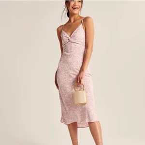 Abercrombie & Fitch Twist Front Slip Midi Dress Size XS thumbnail 5