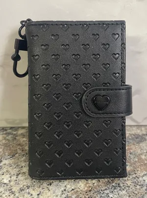 Betsey Johnson Luv Betsey Xoleah Black Card Case Wallet thumbnail 1
