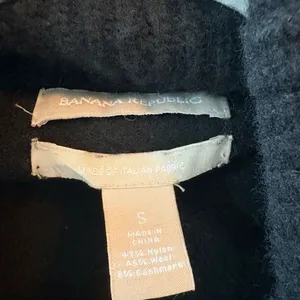 Banana Republic Black Open Front Cardigan Sweater thumbnail 2
