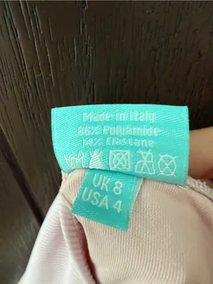 Melissa Odabash Powder Pink Calabasas Ribbed One-Piece Swimsuit Bodysuit US4 UK8 thumbnail 7