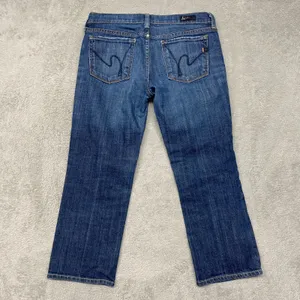 Citizens Of Humanity Jeans Womens 28 Blue Kelly 063‎ Low Waist Cropped Denim thumbnail 10