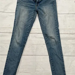 American eagle super stretch Jegging blue jeans thumbnail 4
