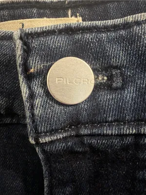 Pilcro Dark Indigo Flare Jeans thumbnail 3