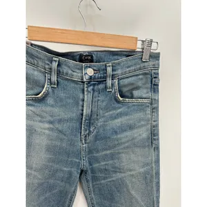 Citizens of Humanity Womens Drew Fray High‎ Rise Crop Flare Denim jeans Size 26 thumbnail 5