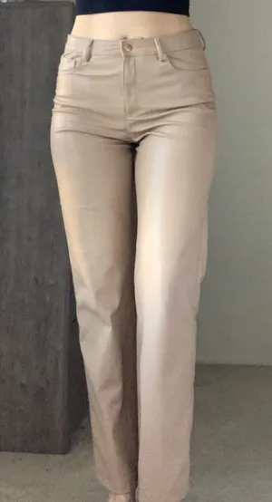 Zara Faux Leather Pants thumbnail 3