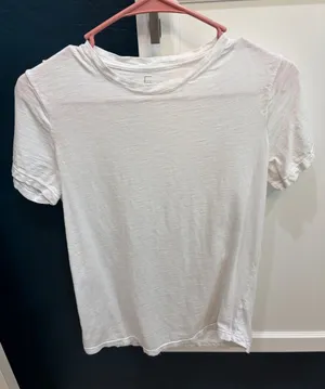Felina white short sleeve tee shirt thumbnail 1