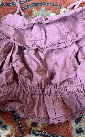 American Eagle Outfitters Spaghetti Strap Top With Ruffle Details thumbnail 1
