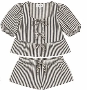 Cece women’s two piece striped set Small thumbnail 1