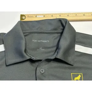 Port Authority Michigan Tech Huskies Women’s XS Performance Polo Shirt Gray VGC MTU thumbnail 15