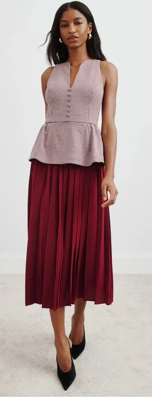 Rosie Assoulin Long Peplum Dress Size 4 thumbnail 1