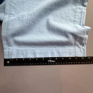 ASOS Linen Blend Wide Leg Pants Women's S Blue Coastal Summer thumbnail 12