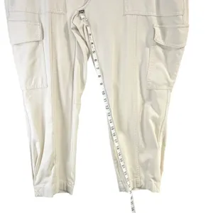 Banana‎ Republic Slim Refined Stretch Cargo Pant Women 16 Cream Modern Utility thumbnail 7