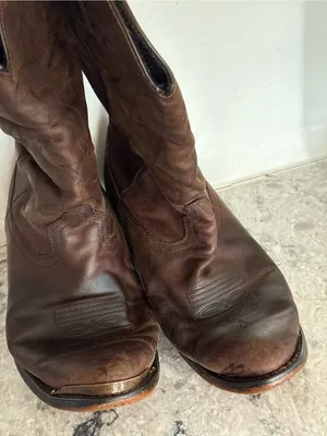 Vintage Durango Classic Brown Leather Western Boots thumbnail 5
