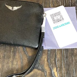 Zadig & Voltaire Black Leather Wristlet thumbnail 8