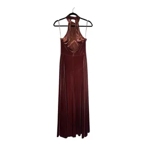 Revelry Tori Velvet Dress - Terracotta thumbnail 7
