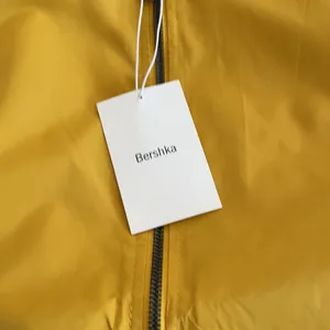NWT Bershka Yellow Satin Bomber Jacket Large thumbnail 6