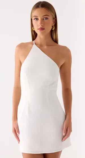 Peppermayo Willa Rose White Mini Dress thumbnail 1