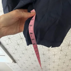 Lululemon Navy Blue Spandex Bike Short 6” thumbnail 5