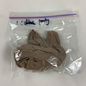 M/L Coffee full length panty hose nylons Brown thumbnail 4