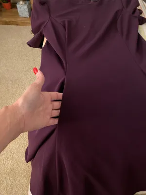DKNY Burgundy Formal dress thumbnail 3