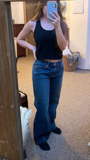 7 For All Mankind Dojo Wide Leg Jeans thumbnail 1