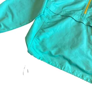 Dutch Bros Coffee Teal Pullover Windbreaker Jacket w/ Logo Size X-Large Women's thumbnail 5