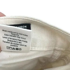 Veronica‎ Beard Carson Jeans Ankle Flare High Rise Ecru Ivory Size 26 US 2 thumbnail 13