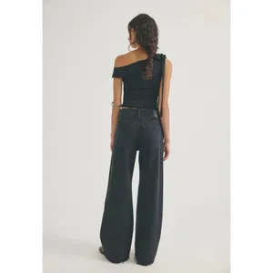 NEW Free People We The Free Doppelganger Alter Ego Wide-Leg Twisted Jeans 26 thumbnail 4