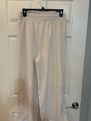 NWOT unbranded, cream color lined pants thumbnail 2