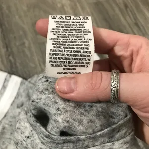 Victoria’s Secret PINK Grey T-Shirt; size small women’s thumbnail 7