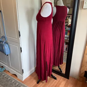 Matty M Small Red Maxi Dress thumbnail 2