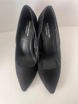Classic Black Pointed-Toe Women's Pumps by Marc New York thumbnail 3