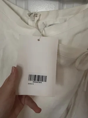 NWT Sabo Skirt Alani White Linen Wrap Mini Skort thumbnail 3