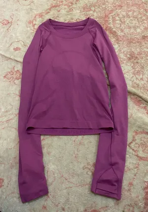 Luxy Lemon Lululemon Purple Swiftly Tech Long Sleeve2.0 thumbnail 2