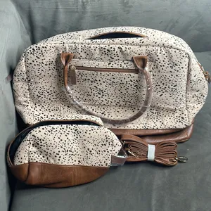 NWOT MyMealivos Canvas Travel Bag and Toiletry Bag | Size: One Size thumbnail 1