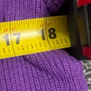 Isaac Mizrahi purple Button Front long sleeve Sweater Cardigan M thumbnail 7