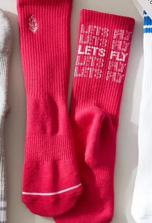 FP Movement by Free People TaglineTall Tube Socks NWT OS thumbnail 1