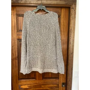 Free People Bright Lights V Neck sweater marked navy small thumbnail 5
