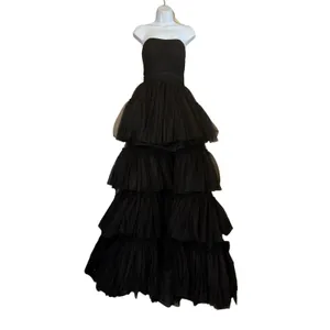 Sherri Hill Black Formal Dress‎ Short Front Long Train Back Size 0 Prom Pageant thumbnail 2