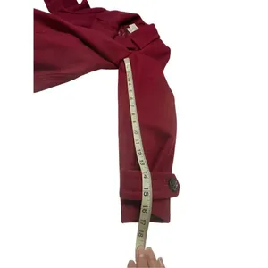 St. John’s Bay * Burgundy * Wool Blend * Double breasted ￼* Pea Coat * Sz PM NWO thumbnail 8