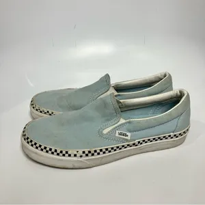 Vans low top trainers‎ sneakers light blue white thumbnail 8