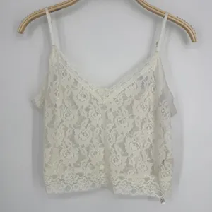 By Anthropologie Lace Camisole XL Ivory Coquette Romantic Boho Layering Floral thumbnail 3