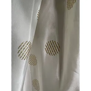 Vintage White and Metallic Gold Polka Dot Strapless Gunne Sax Dress Sz 11/12 thumbnail 3