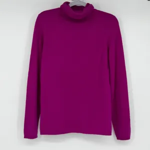 Charter Club Luxury 100% Cashmere‎ Turtleneck Sweater Pink Purple Small thumbnail 2