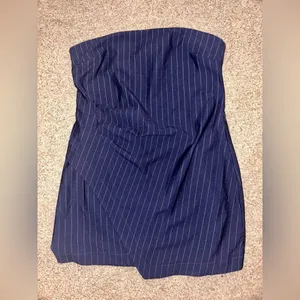 Wild Fable Striped Strapless Bodycon Suit Dress Size Large thumbnail 4